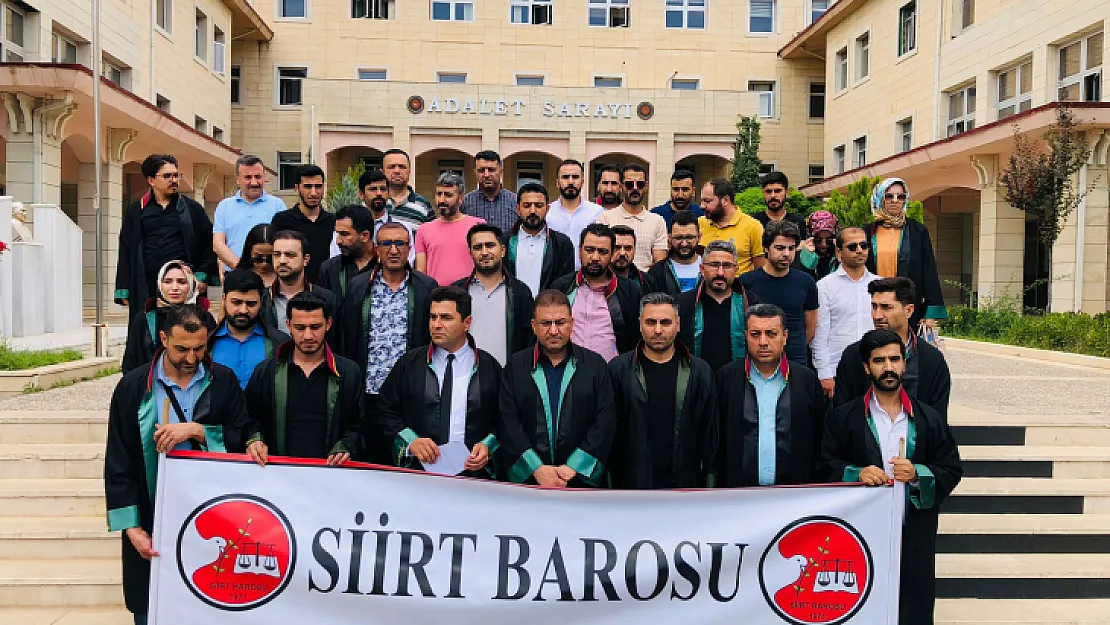 Siirt Barosu'ndan, öldürülen avukat Bakırtaş için açıklama