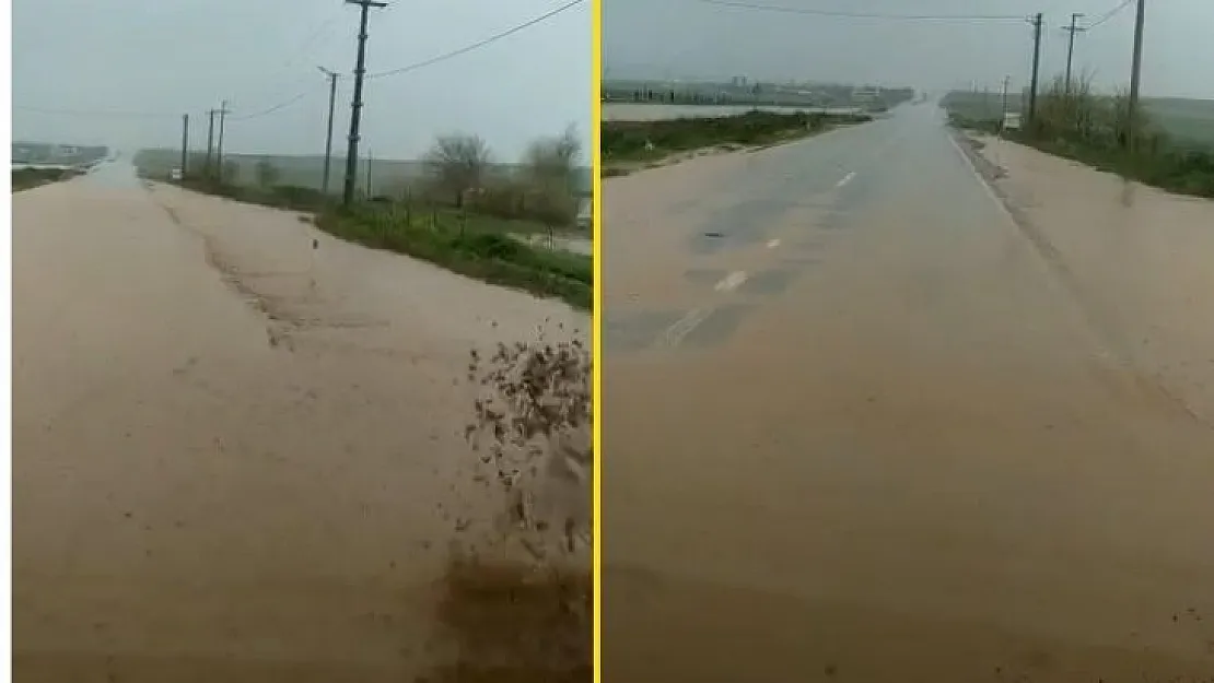 Siirt Batman Karayolu Sel Sularıyla Doldu! Ulaşım Güçlükle Sağlandı