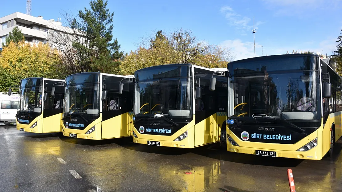 Siirt Belediyesi 14 Yeni Halk Otobüsü Hizmete Sunacak!