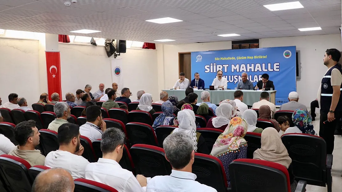 Siirt Belediyesi İnönü Mahallesi'nde 13. Mahalle Buluşmasını Gerçekleştirdi