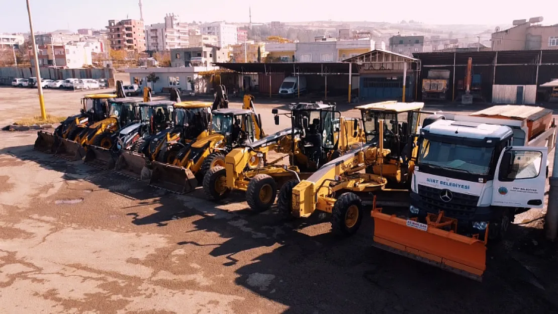 Siirt Belediyesi Kışa Hazırlık Çalışmaları Başladı!