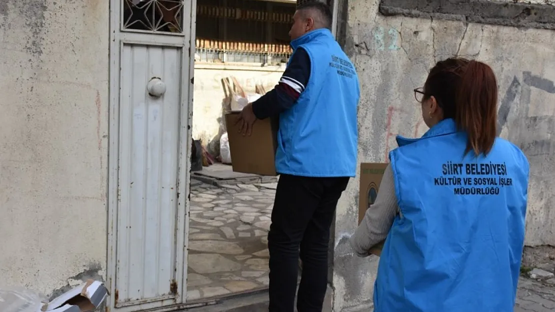 Siirt Belediyesi'nden 30 Bini Aşkın Kişiye Sosyal Destek! Vatandaşlara Gıda, Eğitim, Sağlık ve Psikolojik Destek Sağlandı