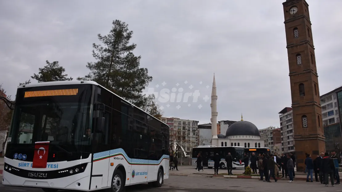 Siirt Belediyesinden Ücretsiz Ulaşım Hizmeti