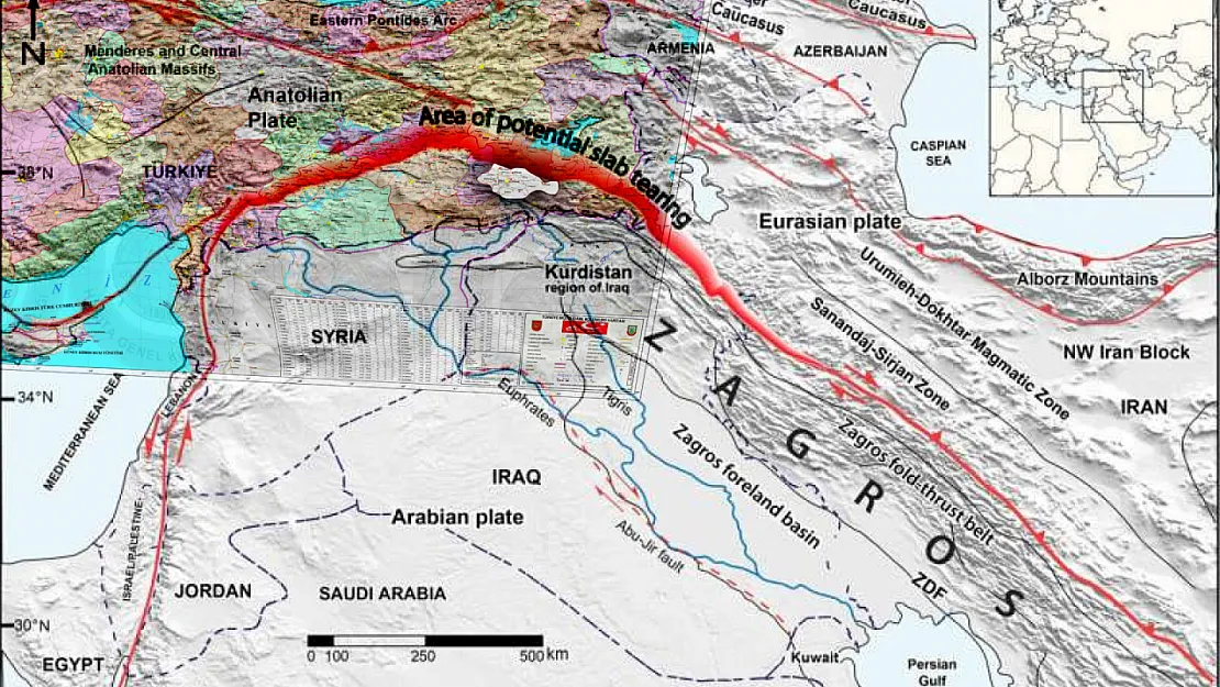 Siirt Deprem Tehlikesi Altında mı? Göttingen Üniversitesinden Kürt Araştırmacı Açıkladı! 1500 KM'lik FAY Hattı Siirt'in Altından Geçiyor