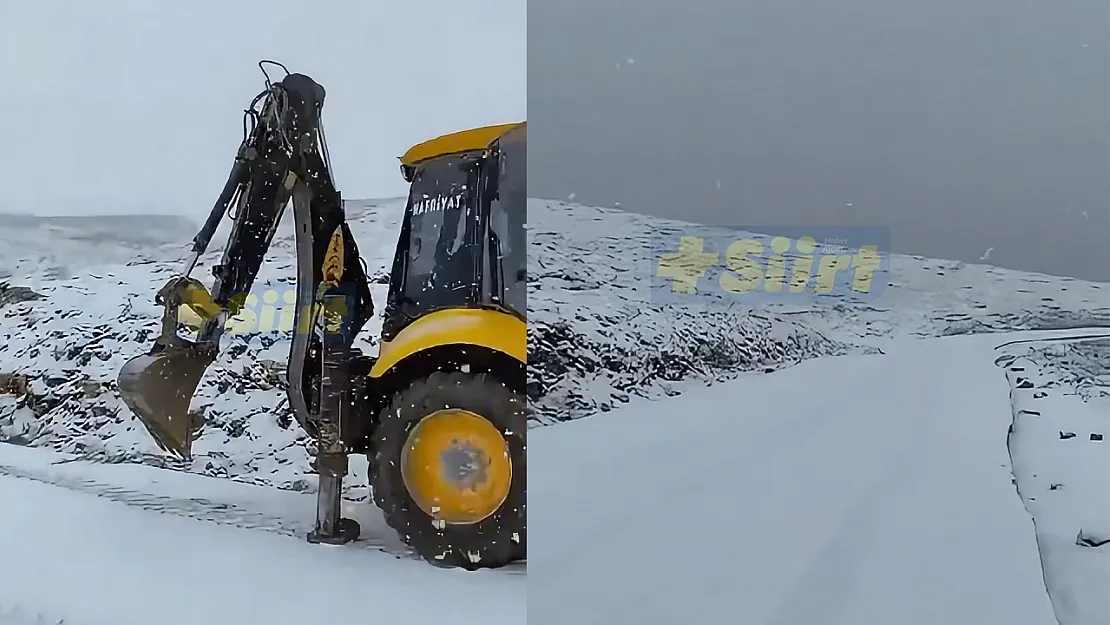 Siirt'e Yılın İlk Karı Düştü!