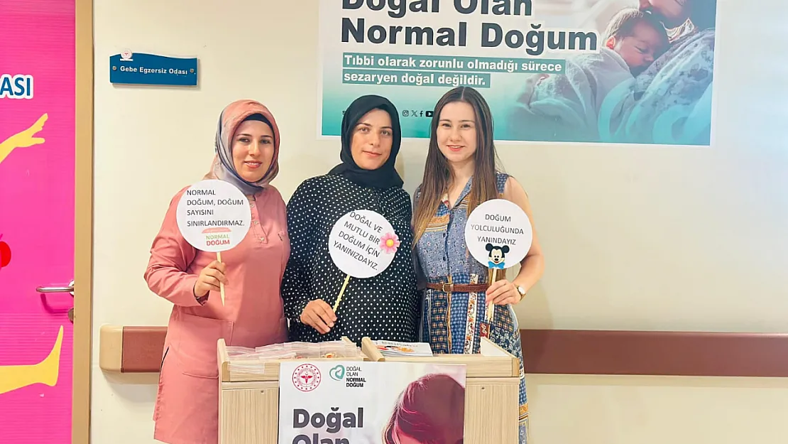 Siirt Eğitim ve Araştırma Hastanesi'nde Normal Doğumun Faydalarına Dikkat Çekildi