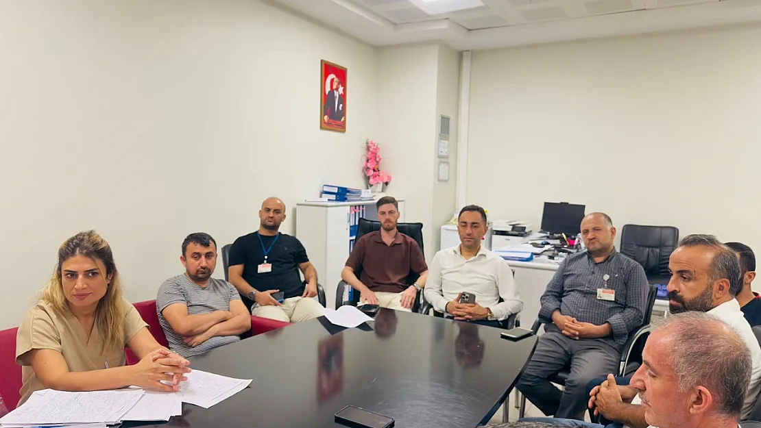 Siirt Eğitim ve Araştırma Hastanesi'nde İş Sağlığı ve Güvenliği Toplantısı