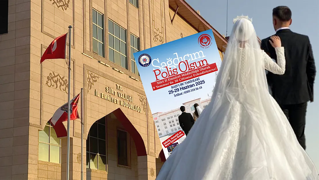 Siirt Emniyetinden Yeni Evlenecek Çiftlere Büyük Destek!