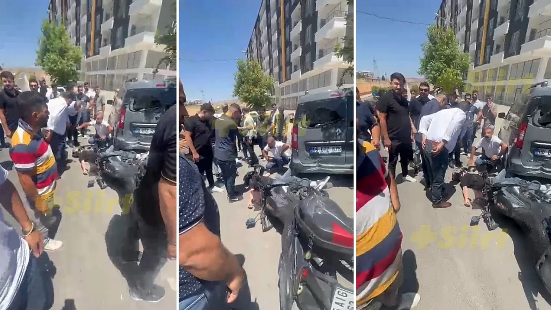 Siirt Güres Caddesi'nde Trafik Kazası: 1 Kişi Yaralandı