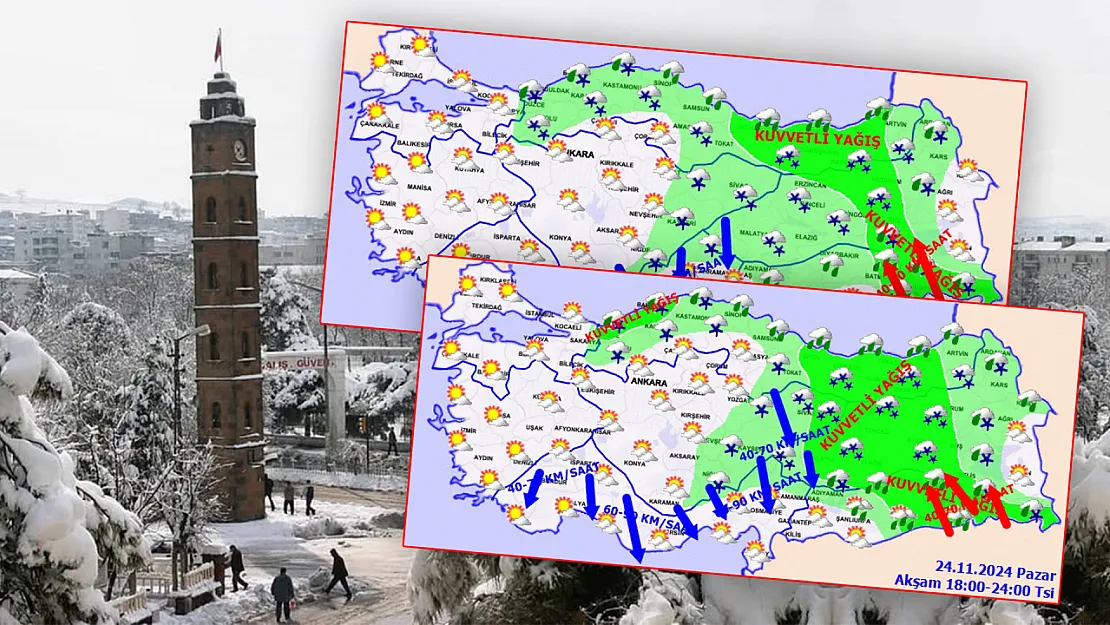 Siirt İçin Kuvvetli Yağış ve Kar Uyarısı