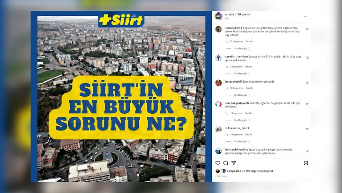 Siirt'in En Büyük Sorununu Sorduk, Yüzlerce Siirtli Vatandaş Aynı Cevabı Verdi