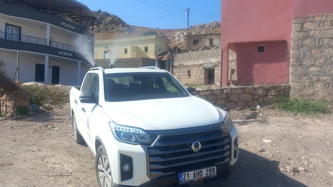 Siirt Merkez Köylerinde Haşere ve Sivrisinek Mücadelesi Sürüyor