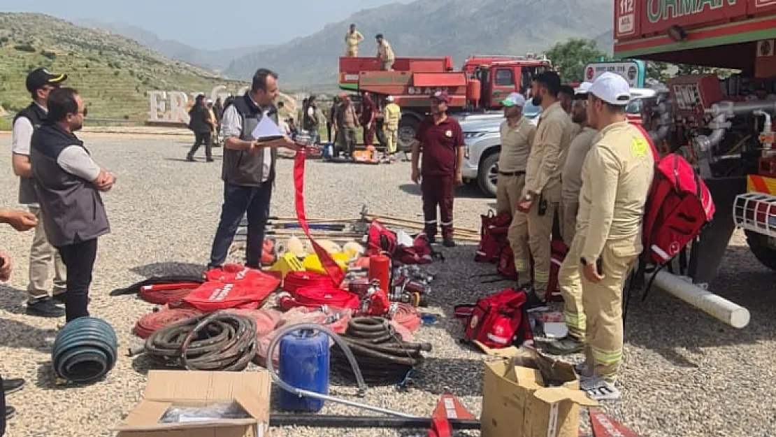 Siirt Orman Yangınlarıyla Mücadele Eğitimi Başladı