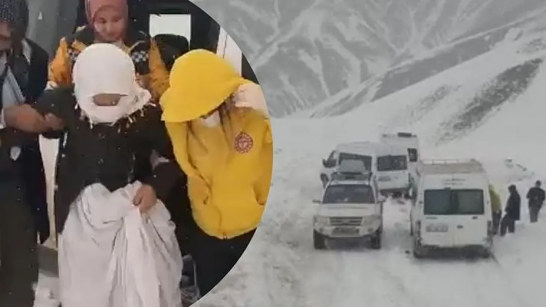 Siirt-Pervari'de Kalp Hastası Kadın Ve Mahsur Kalan 4 Araç İçin Ekipler Seferber Oldu