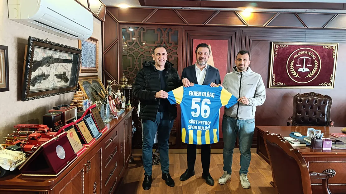 Siirt Petrolspor'a Ekrem Olğaç'tan Destek