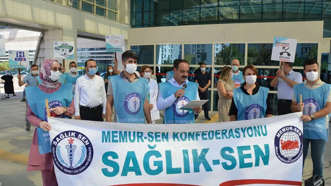 Siirt Sağlık-Sen:  Sağlık çalışanlarının sorunları kronik bir hal aldı