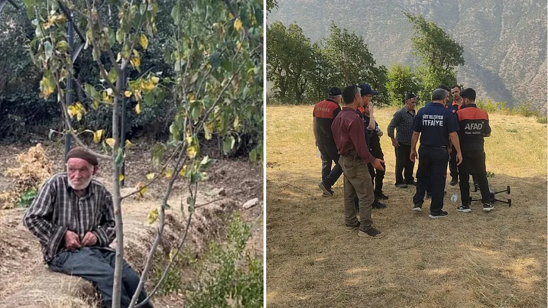 Siirt Şirvan'da Kaybolan Yaşlı Adam 4. Günün Sonunda Sağ Salim Bulundu