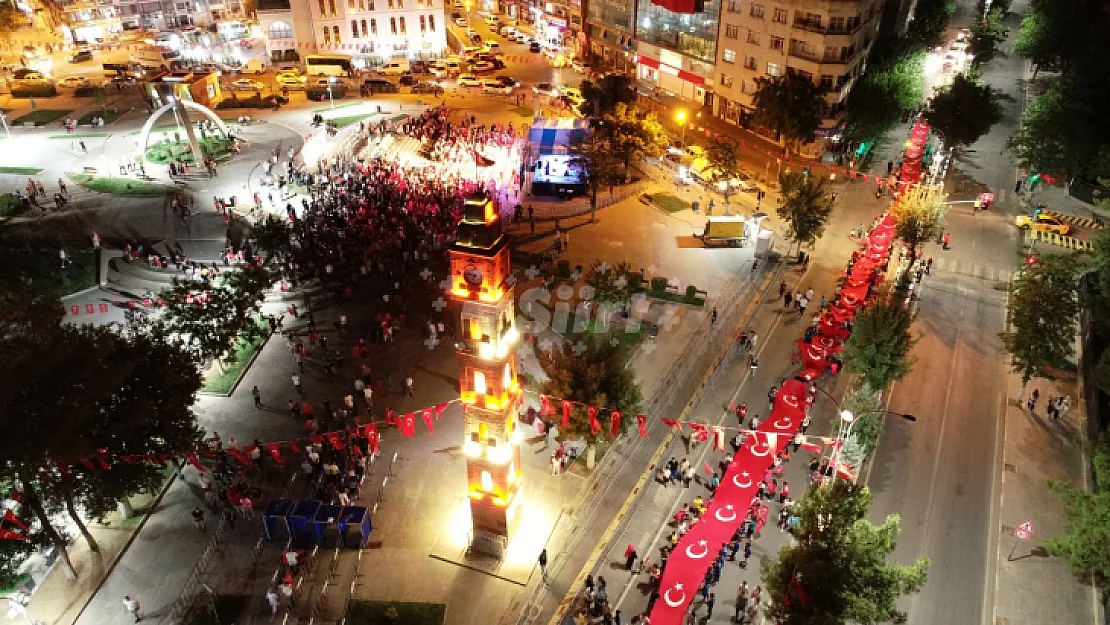 Siirt'te '15 Temmuz Demokrasi ve Milli Birlik Günü' etkinlikleri