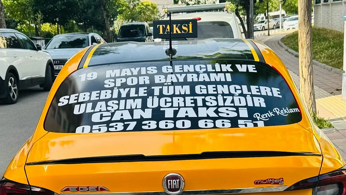 Siirt'te 19 Mayıs'ta Gençlere Ücretsiz Taksi Hizmeti