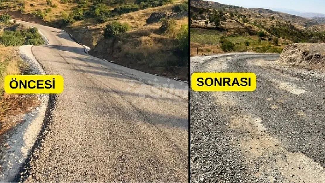 Siirt'te 3 Ay Önce Yapılan Yol Bozulmaya Başladı!