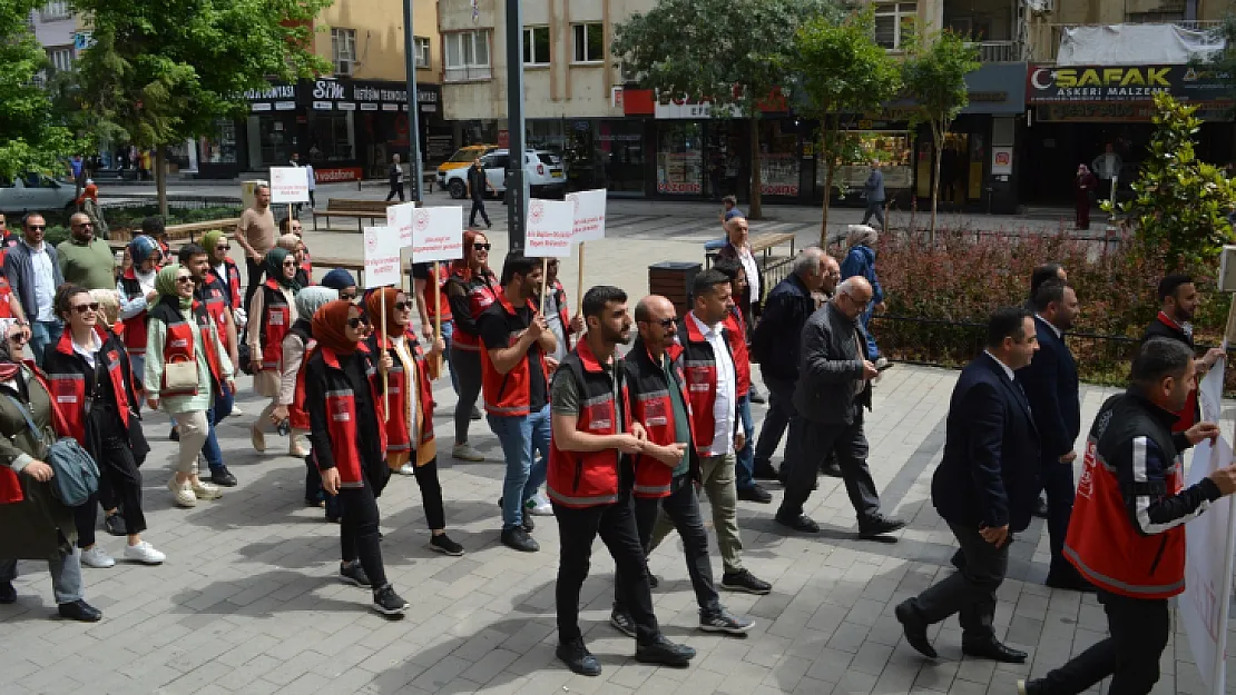 Siirt'te ''Ailemiz istikbalimiz''' yürüyüşünde aile birliği vurgulandı