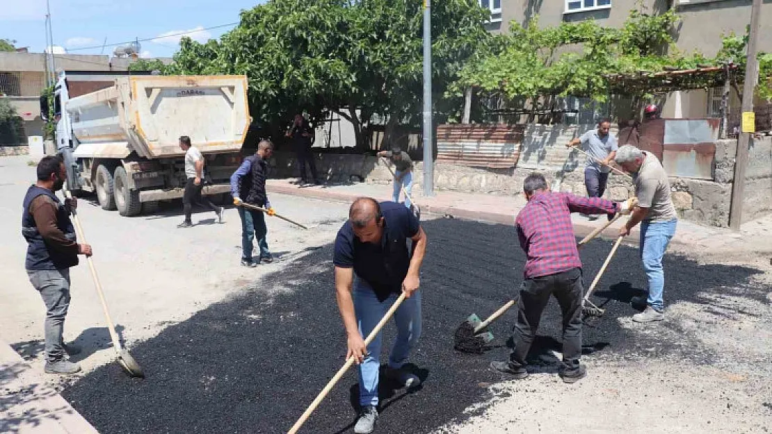 Siirt'te asfalt ve onarım çalışması başlatıldı