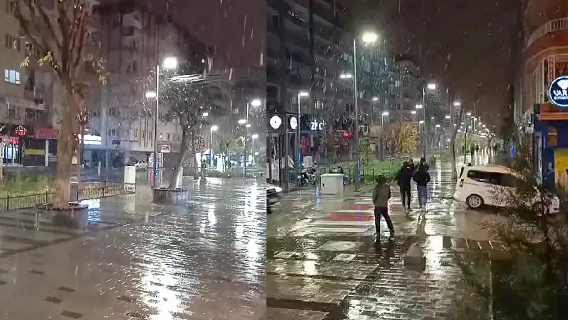 Siirt'te Beklenen Kar Yağışı Başladı! Siirt'te Uzun Yıllar Sonra İlk Kez Kasım Ayında Kar Yağdı