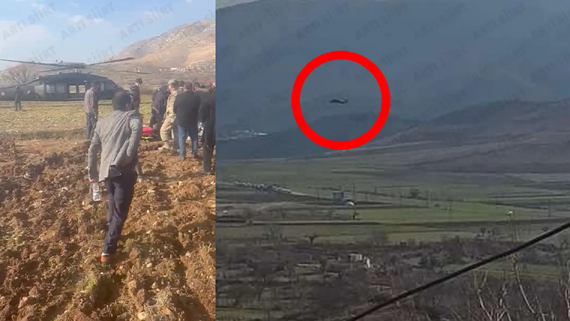 Siirt'te Çapa Motoruna (Patpat) Ayağını Kaptıran Çocuk Ağır Yaralandı! Ayağında Parça Sıkışan Çocuk Helikopterle Hastaneye Kaldırıldı 