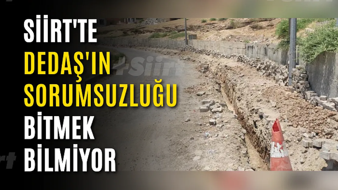 Siirt'te DEDAŞ'ın Sorumsuzluğu Bitmek Bilmiyor