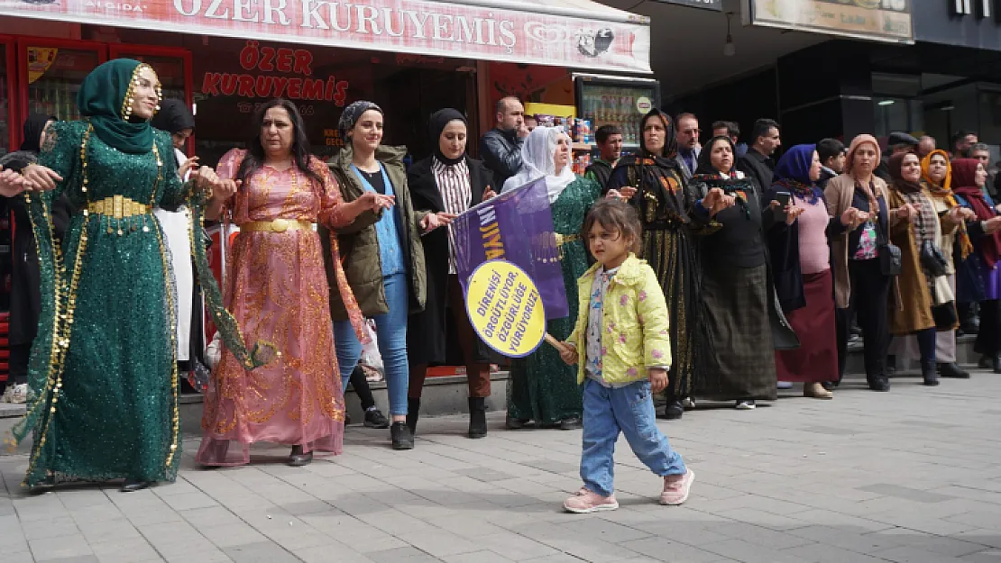 Siirt'te DEM Partiden 8 Mart Halaylarla Kutlandı 