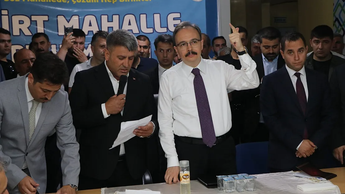 Siirt'te Doğan Mahallesi'nde Mahalle Buluşması: Sorunlar Yerinde Dinlendi, Çözümler İçin Adımlar Atıldı