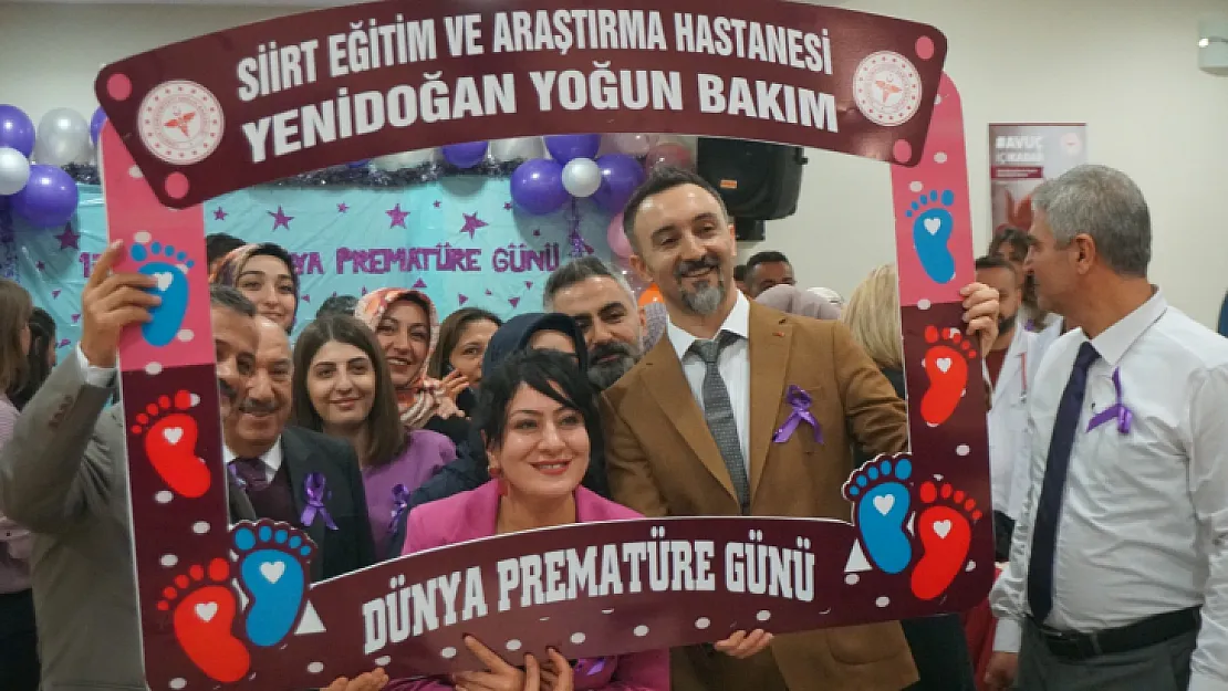 Siirt'te Doktorlar Dünya Prematüre Gününü Etkinlikle Kutladı