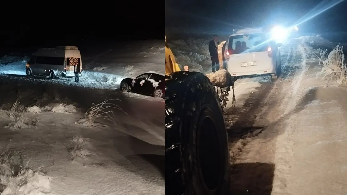 Siirt'te Düğün Konvoyu Mahsur Kaldı! Ekipler Seferber Oldu