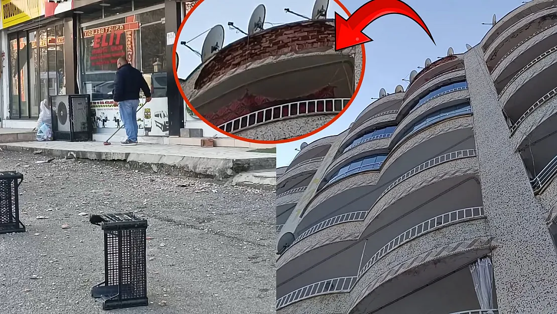 Siirt'te Facianın Eşiğinden Dönüldü: Özcanlı Apartmanında Tehlike Saçan Balkon Sıvaları Düştü
