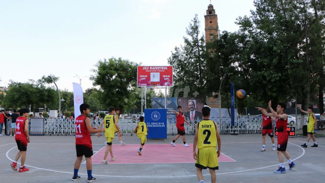 Siirt'te geleneksel 3x3 sokak basketbolu heyecanı başlıyor!