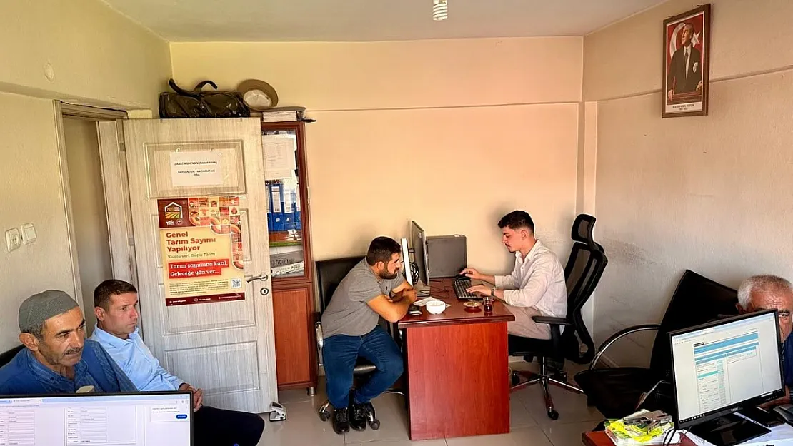 Siirt'te Genel Tarım Sayımı Sürüyor