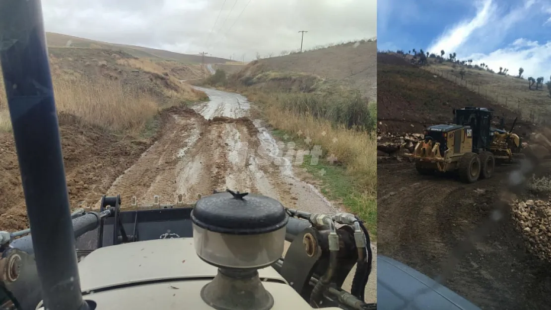 Siirt'te Heyelan Nedeniyle Yollar Kapanmıştı! Ekiplerin Uzun Uğraşları Sonucu Kapanan Yollar Açıldı!