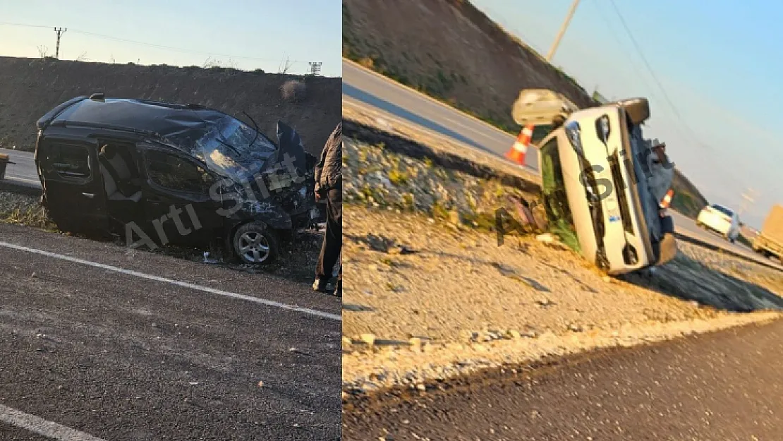 Siirt'te İftara Doğru Feci Kaza: Yaralılar Var