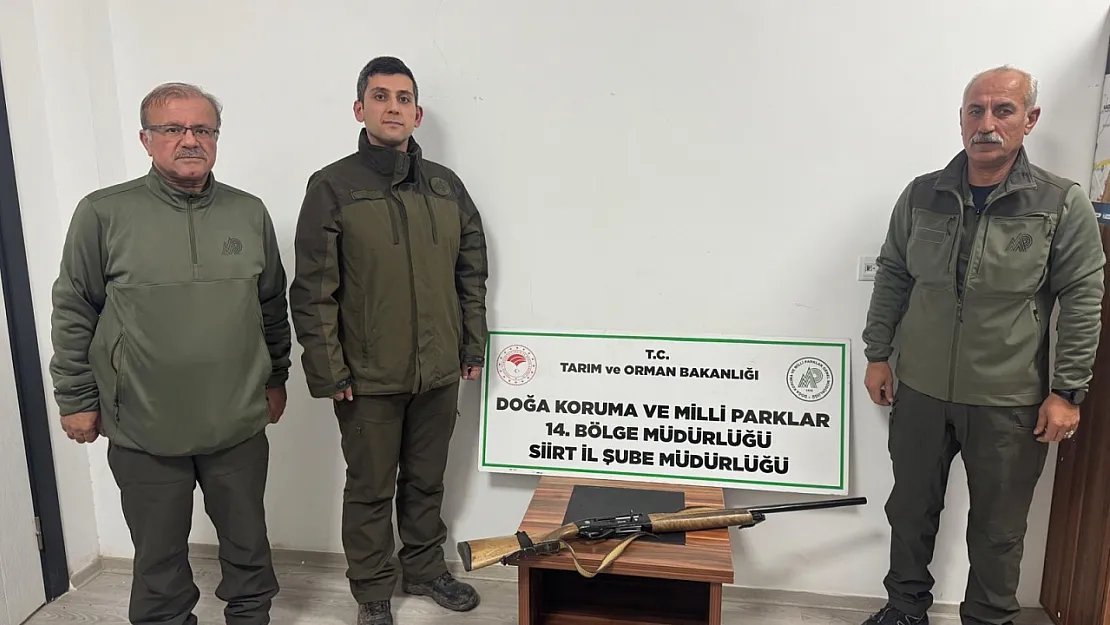 Siirt'te kaçak avcılara 75 bin  lira para cezası