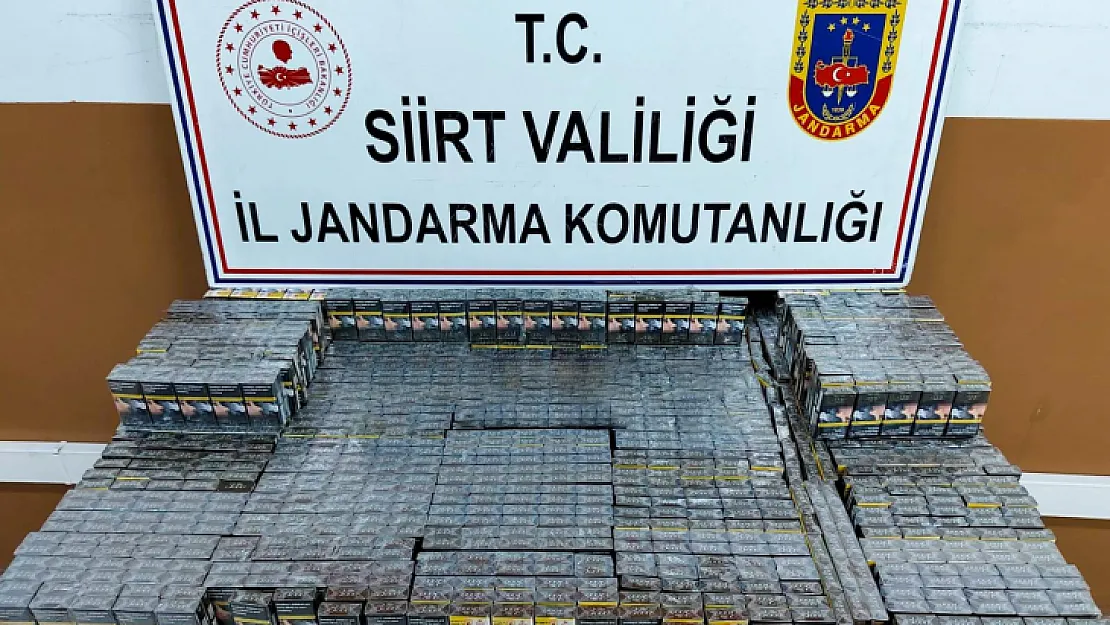 Siirt'te kaçakçılık operasyonunda 1 gözaltı