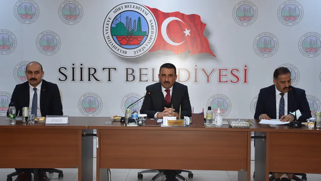 Siirt'te Katı Atık Birliği Toplantısı Yapıldı