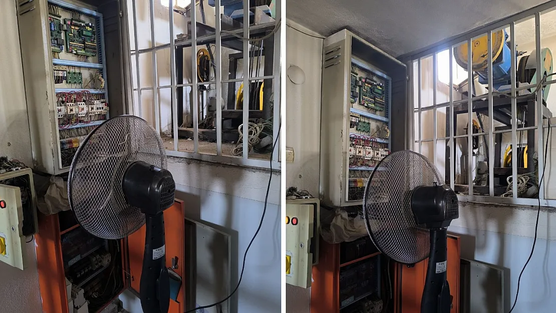 Siirt'te Kavurucu Sıcaklar Asansörleri Durma Noktasına Getirdi: Vantilatörle Soğutma Çabası!
