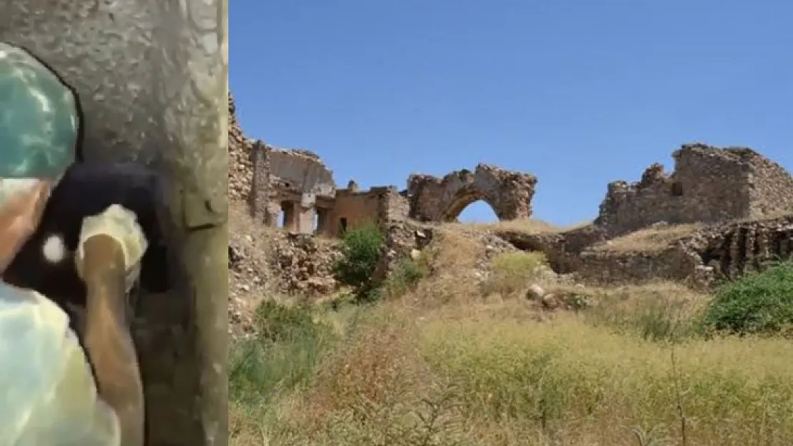 Siirt'te Manastırı Tahrip Eden Define Avcıları Videolarla İfşa Edildi!