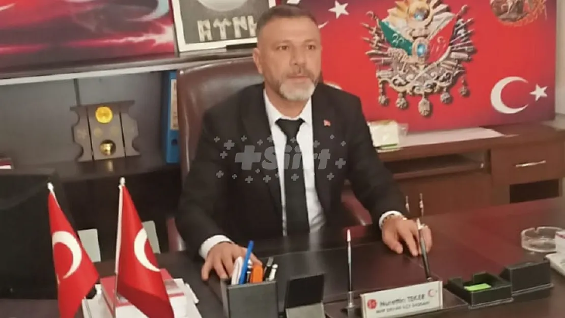 Siirt'te MHP'nin Önceki Dönem İlçe Başkanı Yeniden Refah Partisine Geçti!