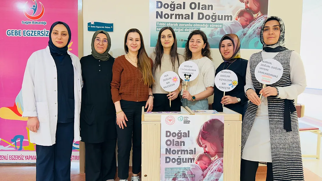 Siirt'te Normal Doğumun Faydaları Anlatıldı