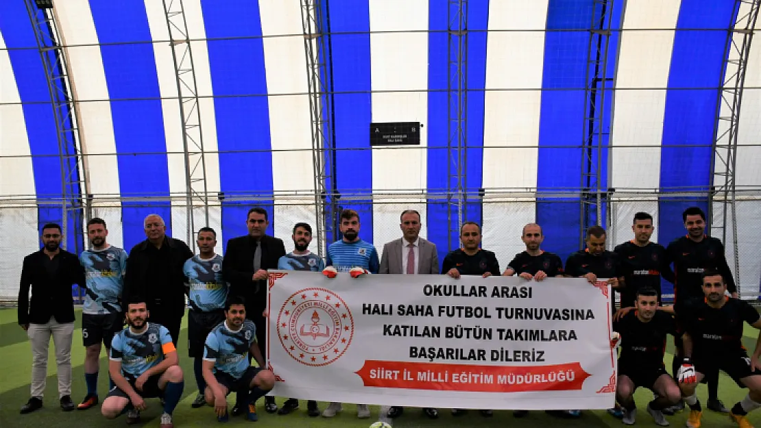 Siirt'te 'Öğretmenler Arası Futbol Turnuvası' Başladı