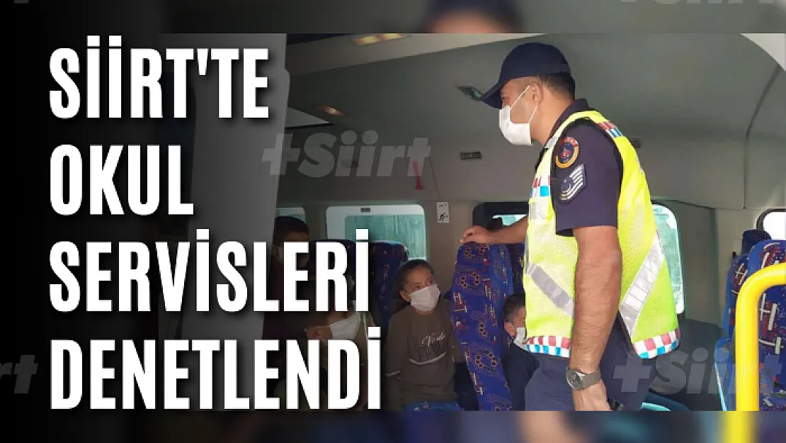 Siirt'te Okul Servisleri Denetlendi