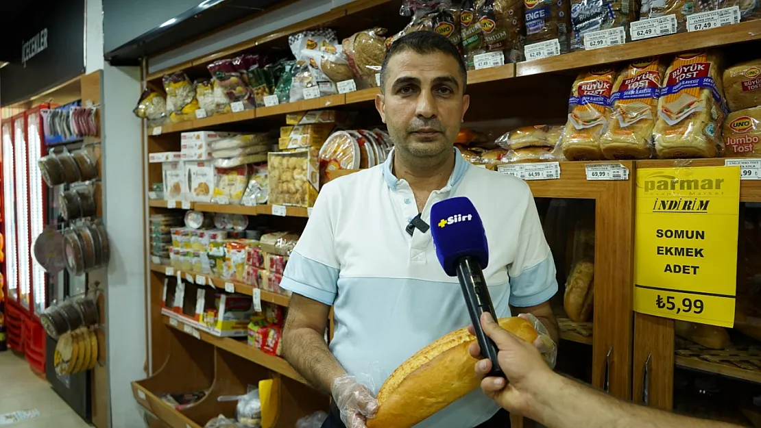 Siirt'te Parmar Market Zamma İnat Ekmeği Yarı Fiyata Satacak!