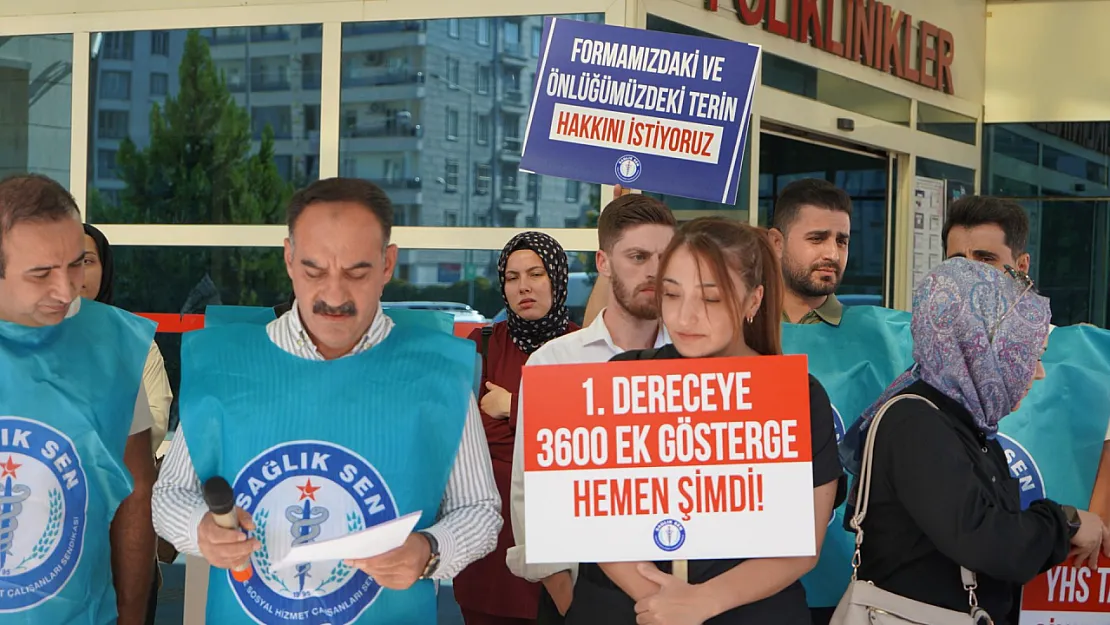 Siirt'te Sağlık-Sen'den Hükümete Çağrı: ''Yetersiz Teklife Hayır''