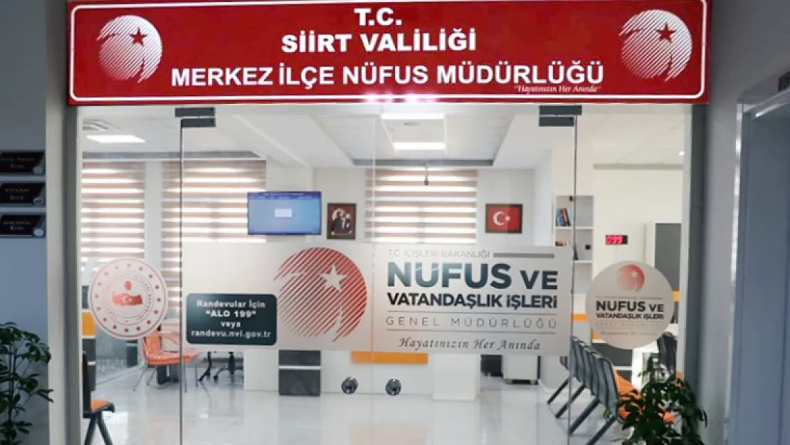 Siirt'te Seçim Günü Nüfus Müdürlüğü Açık Olacak Mı?